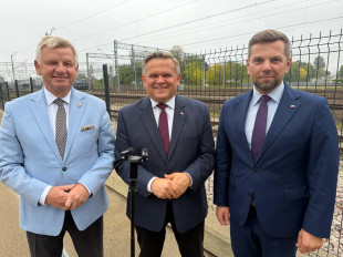 Od lewej: Jarosław Rusiecki, Wojciech Skurkiewicz i Jakub Kowalski 