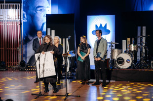 Emilia Konwerska po odebraniu nagrody