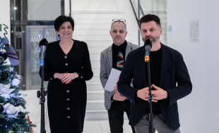 Od lewej: Wioletta Kotkowska, Mariusz Jończy, Łukasz Rudecki