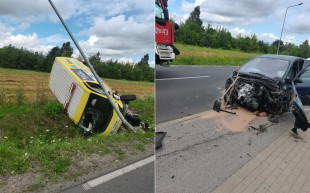 Kraksa przy Castoramie w Radomiu