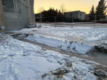 Miejsce przygotowane pod zapory