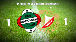 Remis Radomiaka w lany poniedziałek. Świąteczny prezent dla Zielonych od bramkarza Motoru