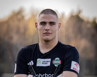 Fabian Warchoł, bramkarz Radomiaka Futbol Plus i reprezentacji Polski