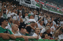 Doping kibiców podczas meczu Legii z Radomiakiem