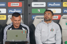 Doping kibiców podczas meczu Legii z Radomiakiem