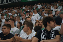 Doping kibiców podczas meczu Legii z Radomiakiem