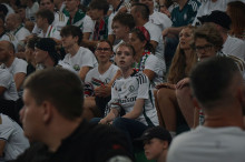 Doping kibiców podczas meczu Legii z Radomiakiem