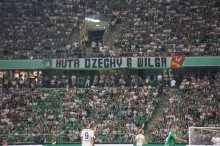 Doping kibiców podczas meczu Legii z Radomiakiem