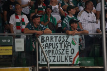 Doping kibiców podczas meczu Legii z Radomiakiem