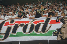 Doping kibiców podczas meczu Legii z Radomiakiem