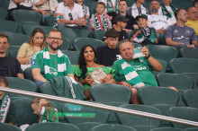Doping kibiców podczas meczu Legii z Radomiakiem