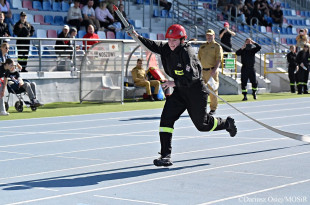 Zawody strażackie na stadionie MOSiR