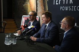 Konferencja prasowa poświęcona festiwalowi gombrowiczowskiemu w Radomiu