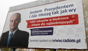 Zmienił plakaty i zapadł się pod ziemię?