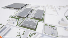 Intermodalny  terminal kontenerowy przy ul. Energetyków - wizualizacja
