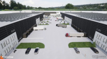 Intermodalny  terminal kontenerowy przy ul. Energetyków - wizualizacja