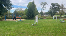 Park na Oboizsku - siłownia