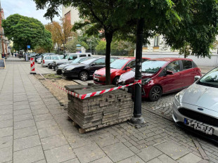 ul. Piłsudskiego- - mniej betonu, więcej zieleni