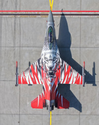 F-16 w malowaniu szykowanym na Air Show Radom 2025