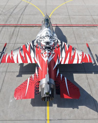 F-16 w malowaniu szykowanym na Air Show Radom 2025