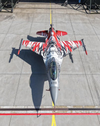 F-16 w malowaniu szykowanym na Air Show Radom 2025