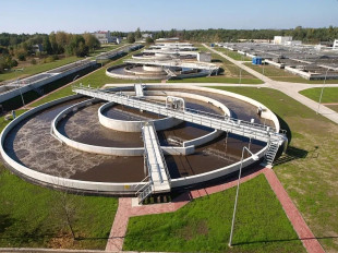 Oczyszczalnia ścieków  w Lesiowie