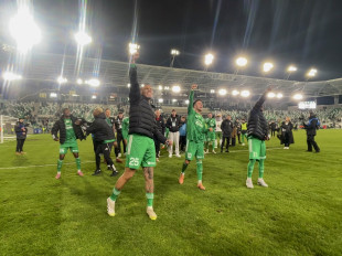 Radość zawodników Radomiaka po meczu