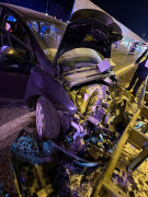 Groźny wypadek na drodze ekspresowej S7. Trzy osoby w szpitalu