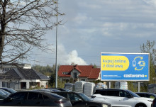 Dym z gaszonego pożaru widać z ul. Żółkiewskiego