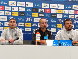 Leandro na ostatniej konferencji prasowej Radomiaka w roli piłkarza