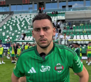 Christos Donis, pomocnik Radomiaka po meczu z Zagłębiem