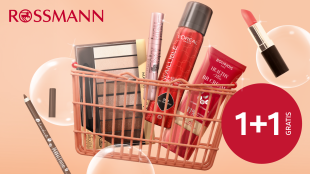 Makijażowe 1+1 gratis w Rossmannie