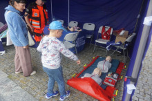 Piknik Bezpieczny Radom odbył się na radomskim Rynku