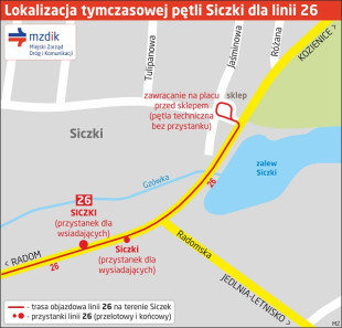 Uwaga! Remont drogi, będzie objazd dla linii 26 [MAPKA]