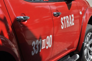 Nocny pożar. Poparzony mężczyzna w szpitalu