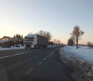 Pijany za kierownicą 40-tonowej ciężarówki