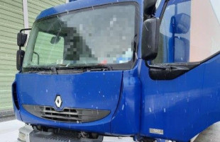 Ciężarówka z nieprawidłowym tachografem