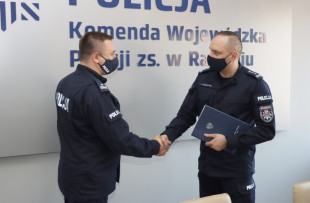 Nowi naczelnicy w sztabie policji KWP zs. w Radomiu