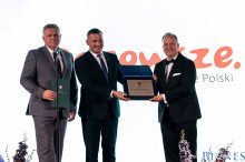 Od lewej; Adam Duszyk, Rafał Rajkowski i Łukasz Białczak 