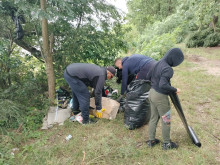 Udana akcja PZW Radom. Sprzątali nadbrzeża Zalewu Domaniów