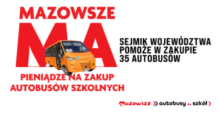 Dofinansowanie na zakup autobusów dla szkół