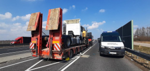 10 ton nadwagi! Transport na ekspresowej 