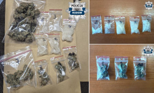 19-latni Radomianin przewoził w samochodzie taki oto sklepik narkotykowy