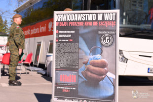 Oddaj krew, spotkaj się z weteranem! W niedzielę w Radomiu zbiórka krwi z terytorialsami