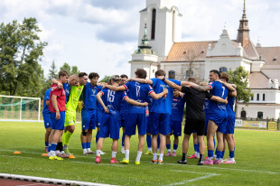 Broń Radom podczas meczu w Pionkach z Prochem